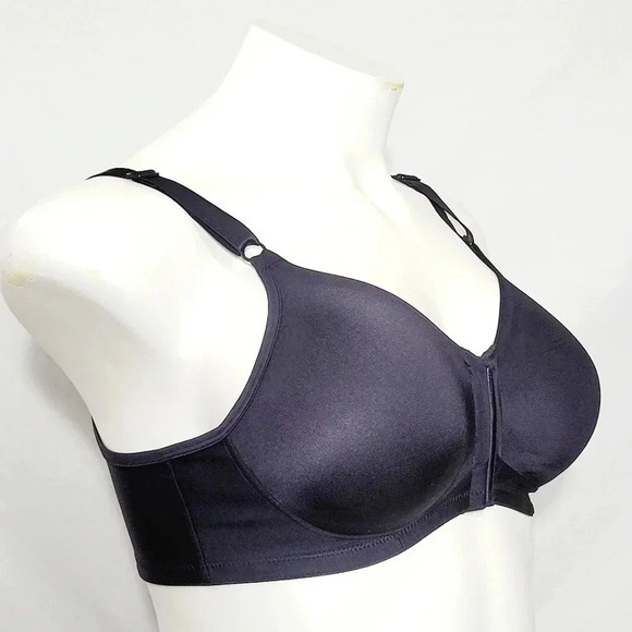 36B Playtex Sensationally Sleek Wire Free Bra Black - Picture 2 of 3